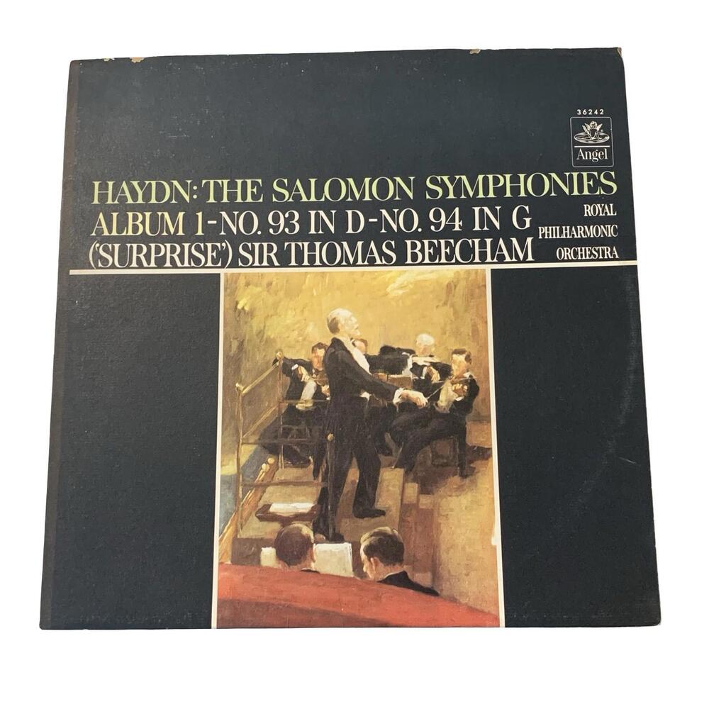 Haydn: The Salomon Symphonies Album 1 vinyl Sir Thomas Beecham RPO